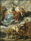 Питер Пауль Рубенс и мастерская. Приезд королевы в Лион. 1622–1625