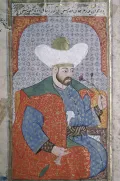 Султан Баязид I. Миниатюра. 14–15 вв.