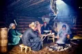 Жилище сойотов. Зимняя стоянка Арауроо, Бурятия (Россия). 1999
