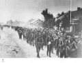 Советские военнопленные на марше. Радзымин (Варшавское воеводство, Польша). 15 августа 1920