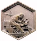 Андреа Пизано. Фидий. Рельеф с цоколя колокольни собора Санта-Мария-дель-Фьоре, Флоренция. 1334–1336