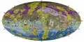 Геологическая карта Весты
