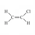 Структурная формула винилхлорида