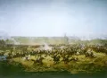 Франц Рубо. Кавалерийский бой во ржи. Фрагмент панорамы «Бородинская битва». 1910–1912
