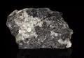 Сростки уплощенных кристаллов пираргирита с кальцитом. Пршибрам (Чехия)