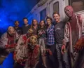 Актёрский состав сериала «Ходячие мертвецы» на мероприятии Halloween Horror Nights. Орландо. 2016