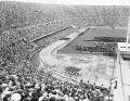 Церемония открытия Игр XV Олимпиады. Олимпийский стадион, Хельсинки. 1952