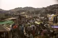 Рохинджа. Торговый ряд в лагере беженцев