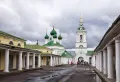 Вид на Мелочные ряды и церковь Спаса в Рядах, Кострома