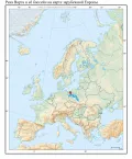 Река Варта и её бассейн на карте зарубежной Европы