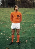 Йохан Кройф в форме сборной Нидерландов. 1974