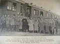 Чины Штаба Юго-Западного фронта вместе с военным министром Александром Гучковым (в центре). Весна 1916