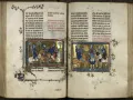 Конные рыцари. Миниатюры из рукописи Винсента из Бове «Зерцало историческое» («Speculum historiale»). 1325–1349