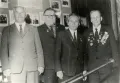 Участники конкурса на снайперскую винтовку в Тульском музее оружия. Слева направо: А. С. Константинов, Е. Ф. Драгунов, М. Т. Калашников, С. Г. Симонов. 1971