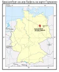 Бранденбург-ан-дер-Хафель на карте Германии