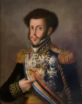 Машиму Паулину душ Рейс. Портрет Педру I, императора Бразилии (Педру IV, короля Португалии). 1822–1824