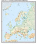 Река Миньо и её бассейн на карте зарубежной Европы