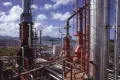 Нефтеперерабатывающий завод компании SARA. Фор-де-Франс (Мартиника)