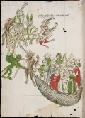 Миниатюра из рукописи «Сеть дьявола». 1441