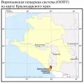 Воронцовская пещера (ООПТ) на карте Краснодарского края