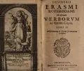 Desiderius Erasmus Roterodamus. De utraque verborum ac rerum copia. Francofurtum, 1658 (Эразм Роттердамский. О двойном изобилии слов и вещей). Разворот