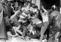 Столкновения протестующих с полицией. Париж. Май 1968