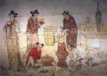 Приготовление чая. Фреска из гробницы Чжан Шицина. Государство Ляо. Начало 12 в.