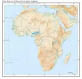 Река Бенуэ и её бассейн на карте Африки