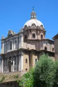 Пьетро да Кортона. Санти-Лука-э-Мартина, Рим. Начата в 1634
