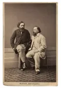 Александр Герцен и Михаил Бакунин. Лондон. 1863 