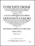 Арканджело Корелли. Concerti grossi. Титульный лист