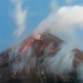 Извержение вулкана Ключевская Сопка (Камчатка, Россия). 2016