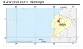 Амбато на карте Эквадора