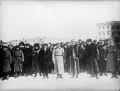 Александр Колчак и генерал Морис Жанен на параде в Омске. Февраль 1919