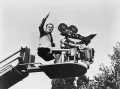 Федерико Феллини на съёмочной площадке. 1970-е гг.