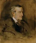 Франц фон Ленбах. Портрет Рихарда Вагнера. Ок. 1881–1882