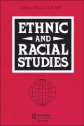 Ethnic and Racial Studies. July 2019. Volume 42, Issue 9. Обложка журнала
