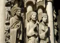 Статуи Королевского портала собора Нотр-Дам, Шартр (Франция). 1145–1155