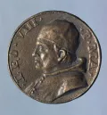 Медаль с портретом папы Римского Льва VIII. 10 в.