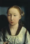 Хуан де Фландес. Портрет инфанты (предположительно, Екатерины Арагонской). Ок. 1496