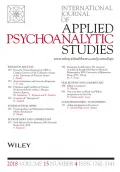 International Journal of Applied Psychoanalytic Studies. 2018. Vol. 15. № 4. Обложка