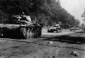 Немецкая танковая колонна движется в направлении Варшавы. Сентябрь 1939