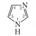 Структурная формула имидазола