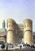 Паскаль Кост. Ворота Баб-эль-Футух. Ок. 1839