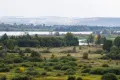 Восточно-Европейская равнина. Долина реки Волга; вид на Приволжскую возвышенность (Республика Марий Эл, Россия)