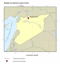 Джерф-эль-Ахмар на карте Сирии