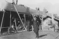 Иван Бубнов около подводной лодки «Акула» на стапеле Балтийского завода. 1906–1909