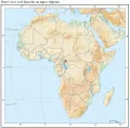 Река Санга и её бассейн на карте Африки