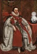 Даниэль Мейтенс. Портрет короля Англии Якова I (короля Шотландии Якова VI). 1621