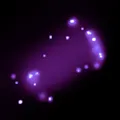 Галактика Колесо Телеги и галактика-компаньон в рентгеновских лучах